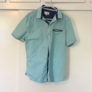 CRAFT + FLOW button down shirt.